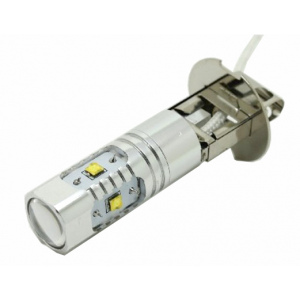 H3 25W LED autožiarovka 12-24V CREE 5x5W biela
