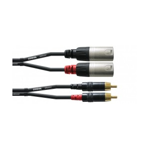CFU3MC - kábel 3 m, konektory XLR male/Cinch