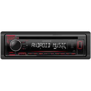 KDC120UR, Kenwood, MP3-Tuner red USB Aux-IN