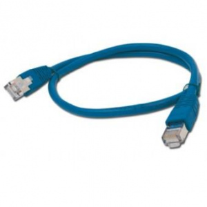 Patch kábel UTP 0,25m modrý