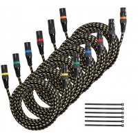 24AWG XLR kábel 7,62 m, pozlátené 3-kolíkové