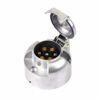 Zásuvka ťažného zariadenia 7 PIN ALUMINIUM