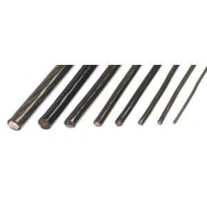 CN50 čierny priesvitný silový kábel 50mm2