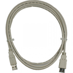 Kábel USB 2.0 preddĺženie 75cm sivé