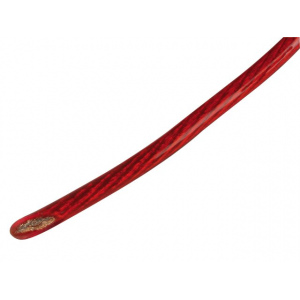CP10C červený priesvitný kábel 10mm2