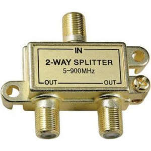 Rozbočovač IN/2x OUT 5-900 MHz s F konektory 