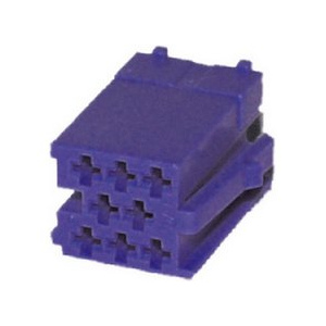 Konektor MINI ISO bez pin modrý  