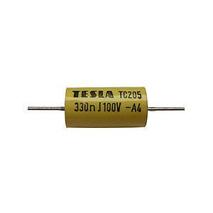1M/100V kondenzator svitkový TC205    
