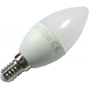 Žiarovka LED E14 C35  biela 230V/4,5W 
