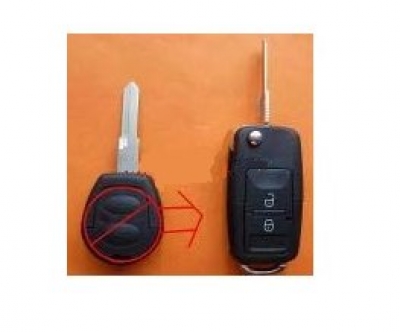 Náhradný obal na kľúč pre Škoda, VW, Seat 